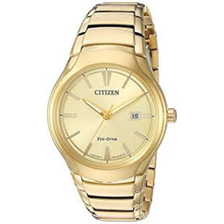 Citizen Men's Eco-drive Gold Plated Bracelet Francis Wain